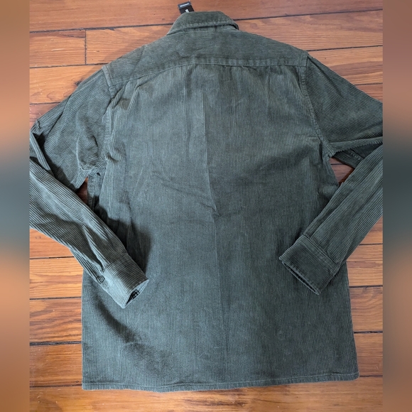 NWT Express Corduroy Chore Jacket in Green - Small - Picture 10 of 12
